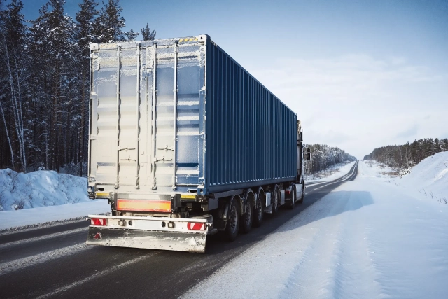 truck with container